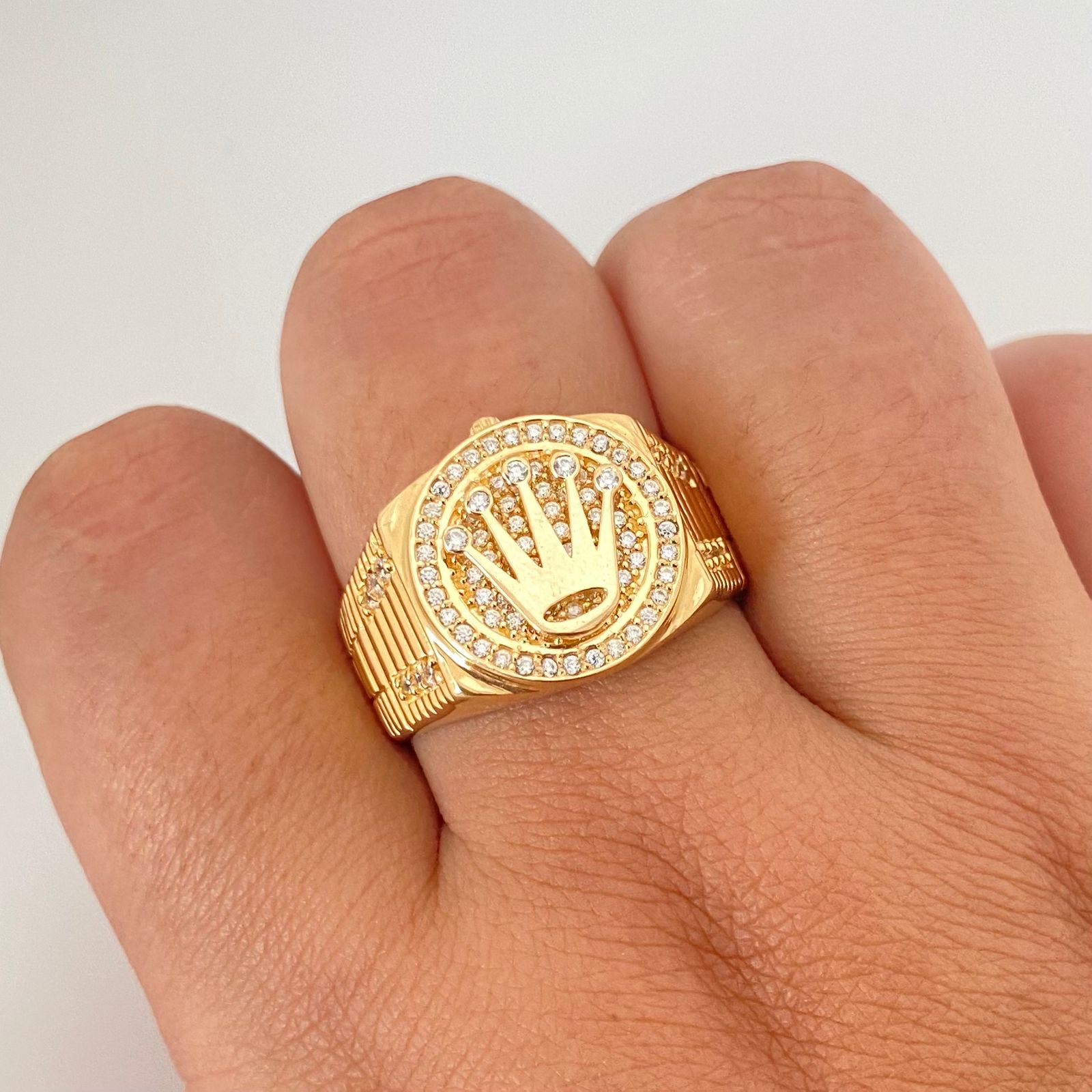 Anillo tipo reloj rx casting Oro amarillo 18k / Talla 12 1/2 / 9,90 Gr